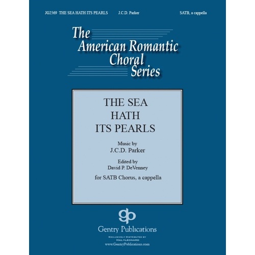 The Sea Hath Its Pearls SATB A Cappella