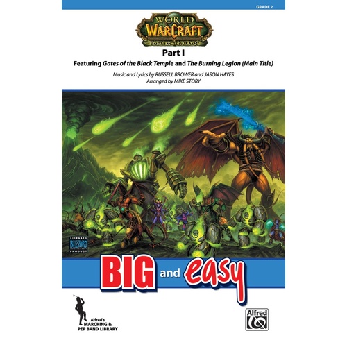 World of Warcraft Part I Concert Band Sheet Music Grade 2