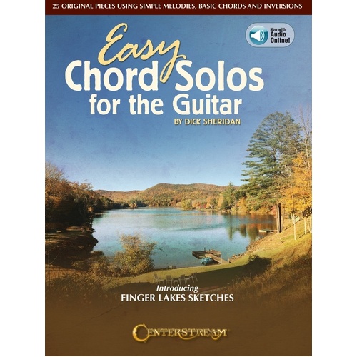 Easy Chord Solos For The Guitar Tab Book/Online Audio
