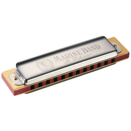 Hohner Marine Band 364/24 Soloist Harmonica Key of C 12 Holes Pearwood Comb