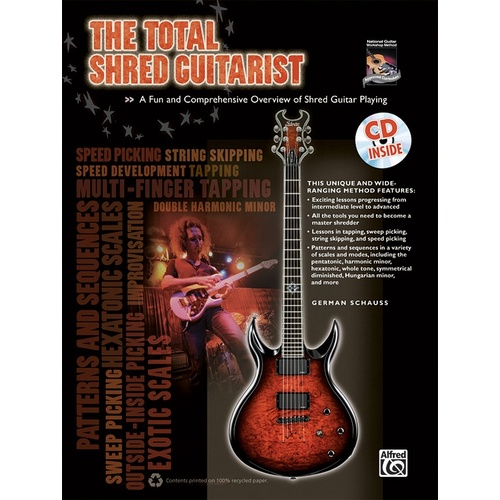 Total Shred Guitarist Book with CD