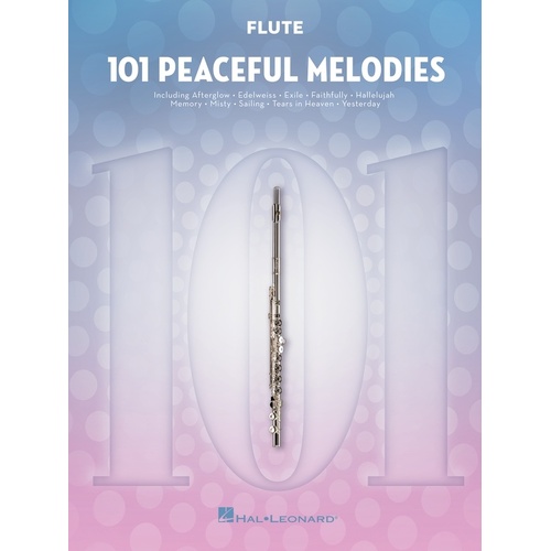 101 Peaceful Melodies For Flute Softcover Book (Flute)