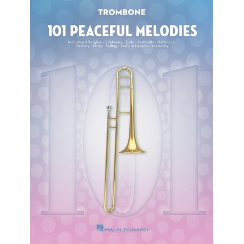 101 Peaceful Melodies For Trombone Softcover Book (Trombone)