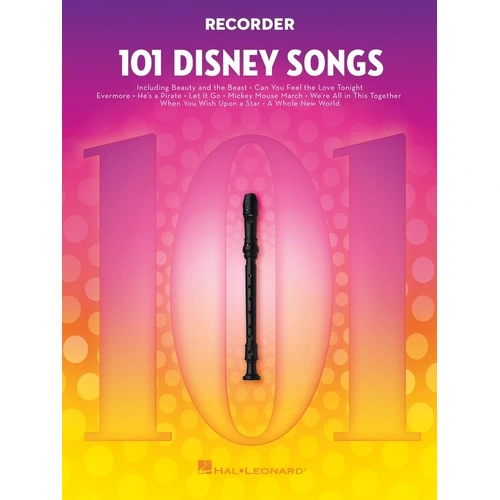 101 Disney Songs for Recorder by Hal Leonard