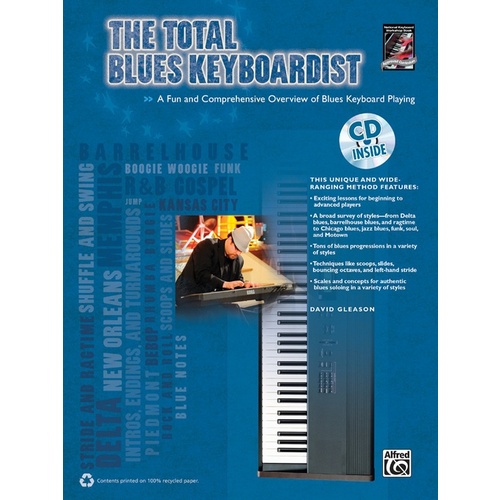 Total Blues Keyboardist Book and CD