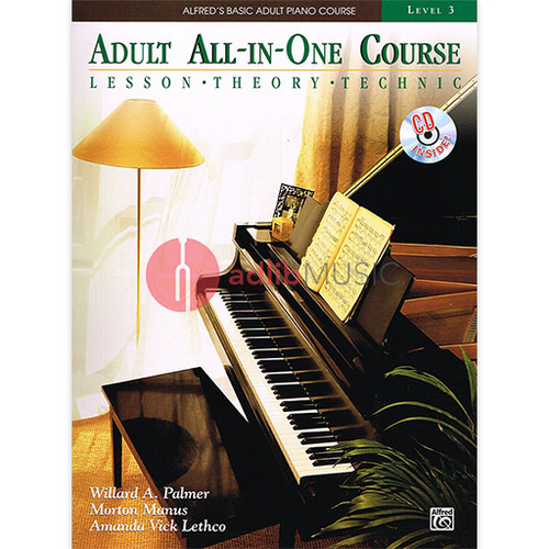 ABPL Adult All-in-One Piano Course Book 3 with CD
