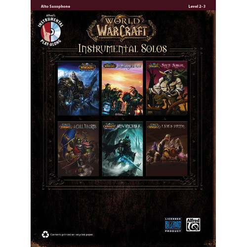 World of Warcraft Instrumental Solos for Saxophone BK/CD