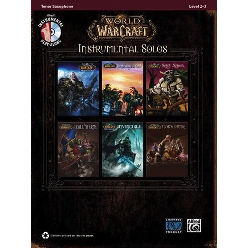 World of Warcraft Instrumental Solos for Saxophone with Accompaniment CD