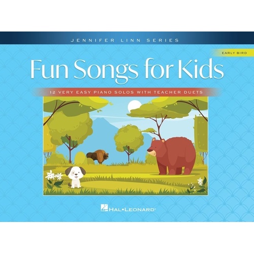 Fun Songs for Kids: 12 Easy Piano Solos with Teacher Duets