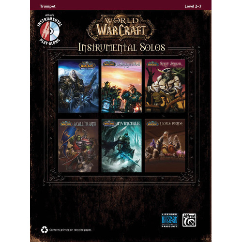World of Warcraft Instrumental Solos for Trumpet BK/CD