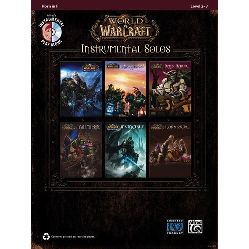 World of Warcraft Instrumental Solos for French Horn Book and CD