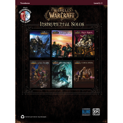 World of Warcraft Instrumental Solos Trombone Sheet Music with CD