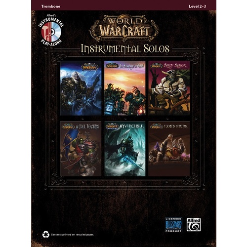 World Of Warcraft Instrumental Solos Trombone Book/CD