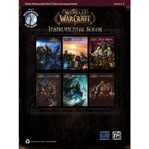 World of Warcraft Instrumental Solos Violin Book/CD