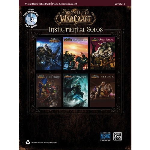 World of Warcraft Instrumental Solos for Viola Book/CD