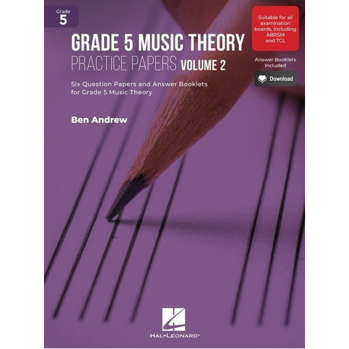 Grade 5 Music Theory Practice Papers Vol 2 Bk/Olm Sftcvr/Online Media