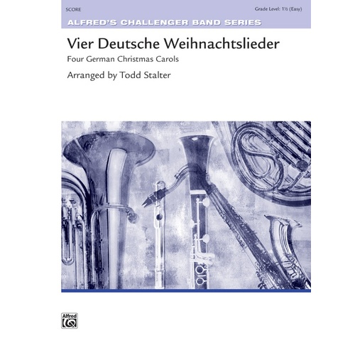 Vier Deutsche Weihnachtslieder Concert Band Sheet Music Grade 1.5