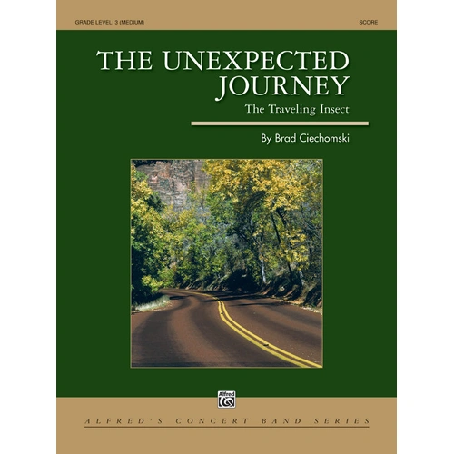 Unexpected Journey Concert Band Sheet Music by Ciechomski, Grade 3