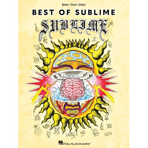 Best of Sublime Songbook for Piano, Vocal & Guitar by Hal Leonard, 16 Songs, 136 Pages, Includes 'Santeria', 'What I Got', and More