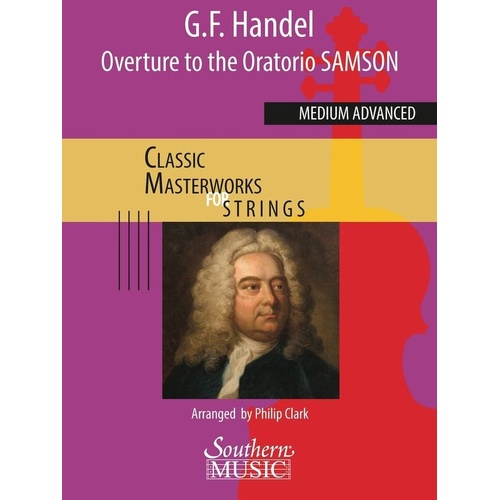 Overture to the Oratorio Sampson SO4 SC/PTS