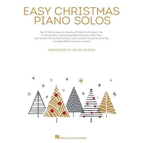 Easy Christmas Piano Solos by Hal Leonard - 64 Pages, Arrangements for Amateur & Early Intermediate Pianists