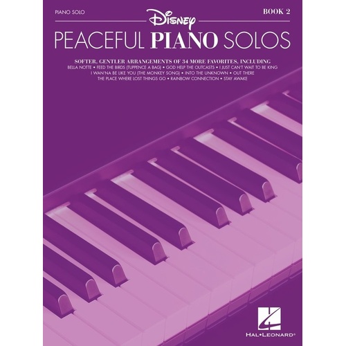 Disney Peaceful Piano Solos Book 2