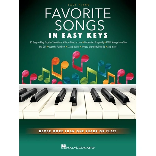 Favorite Songs in Easy Keys - Easy Piano Songbook