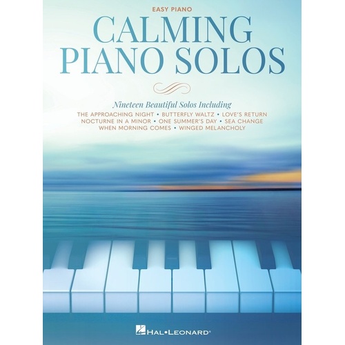 Calming Piano Solos Easy Piano Sheet Music by Hal Leonard