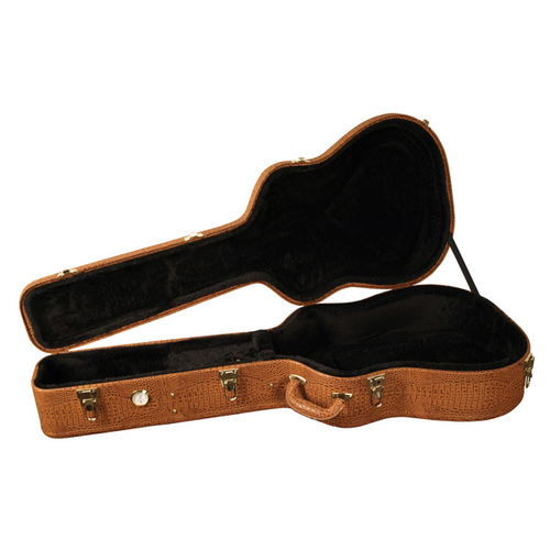 Guitar Case-Dreadnought-Alligator w/Hygrometer