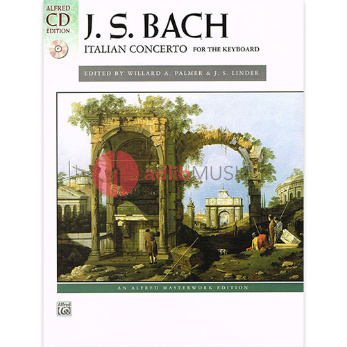Bach Italian Concerto Book/CD - Piano Solo - J S Bach - Alfred Edition