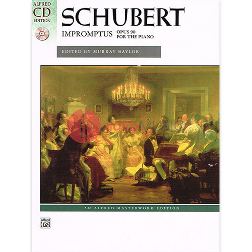 Schubert Impromptus Op. 90 Book/CD