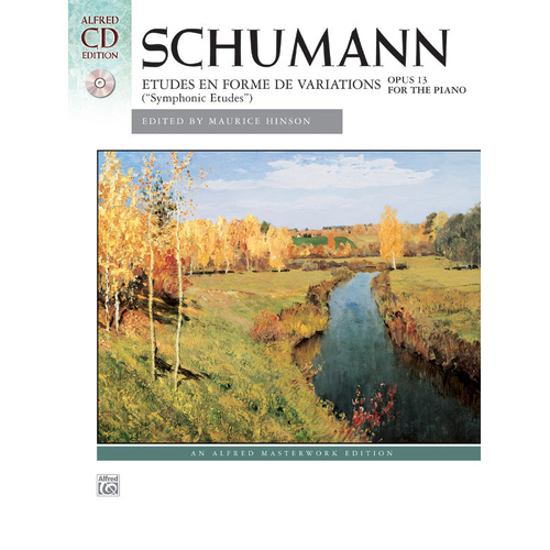 Schumann Symphonic Etudes Op 13 Piano Sheet Music with CD