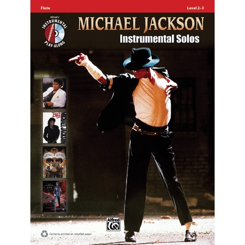Michael Jackson Instrumental Solos Flute Book/CD