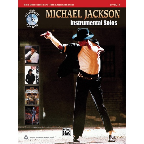 Michael Jackson Instrumental Solos Viola Book/CD