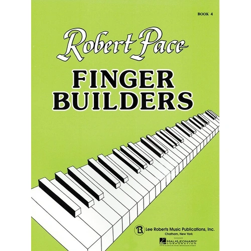 Finger Builders Book 4 by Lee Roberts Music Publications, Inc. for Beginning Piano, 48 Pages, Pace Piano Education Series