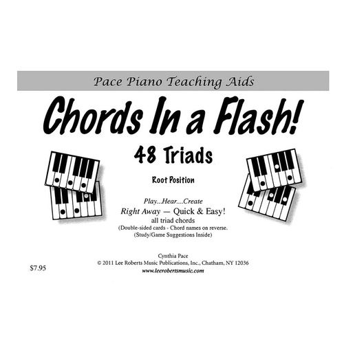 Chords In A Flash Piano Flashcards (Softcover Book)