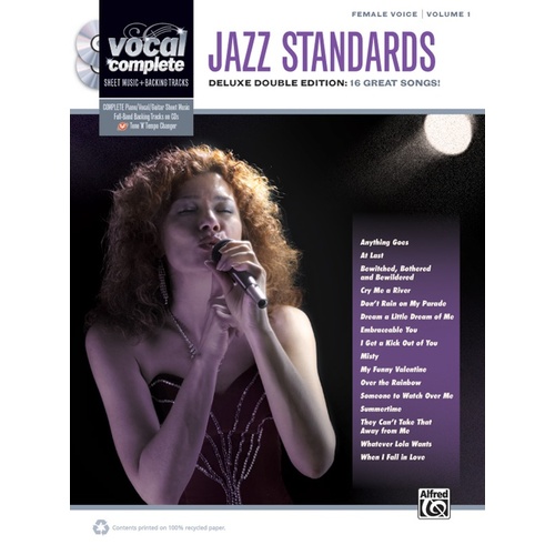 Female Voice Jazz Standards Book 2CD
