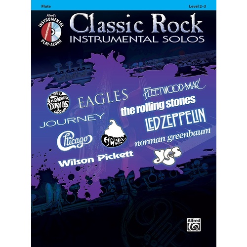 Classic Rock Instrumental Solos Flute Book/CD