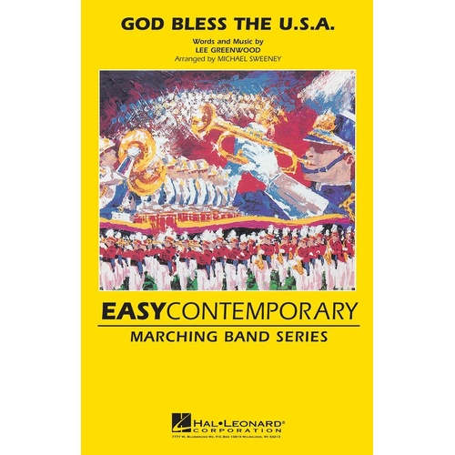 God Bless The USA Marching Band 2 Score/Parts (Pod) (Music Score/Parts)