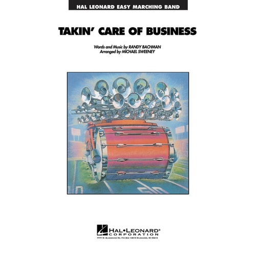 Takin Care Of Business Marching Band 2-3 Score/Parts (Pod) (Music Score/Parts)