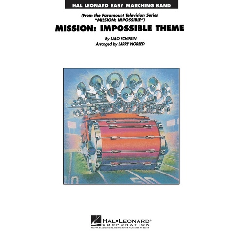 Mission Impossible Theme Marching Band 2-3 Score/Parts (Pod) (Music Score/Parts)