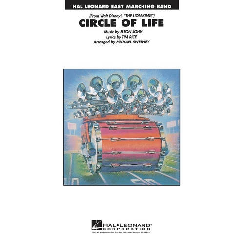 Circle Of Life Marching Band (Music Score/Parts)