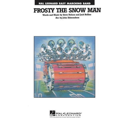 Frosty The Snow Man Easy Marching Band (Music Score/Parts)