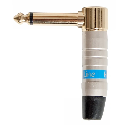 Hot Line 6.3MM Mono Chrome Right Angle Jack Plug