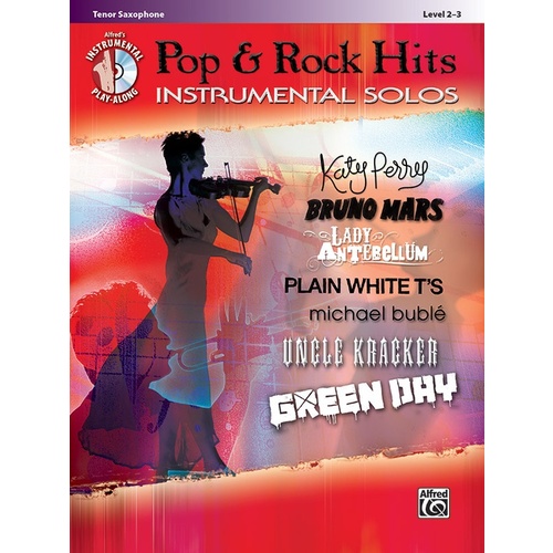 Pop & Rock Hits Inst Solos T/Sax Book/CD