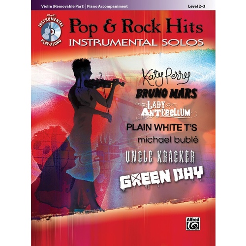 Pop & Rock Hits Inst Solos Violin Book/CDk/CD