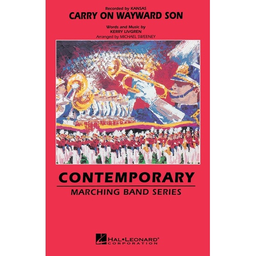 Carry On Wayward Son Marching Band 3 Score/Parts