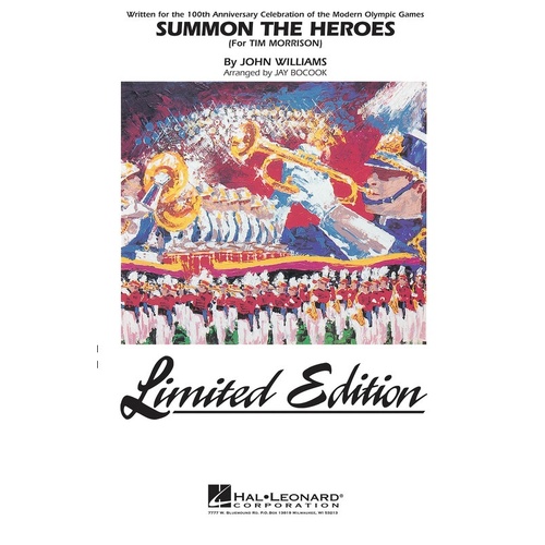 Summon The Heroes Arr Bocook Marching Band Gr 4 (Music Score/Parts)