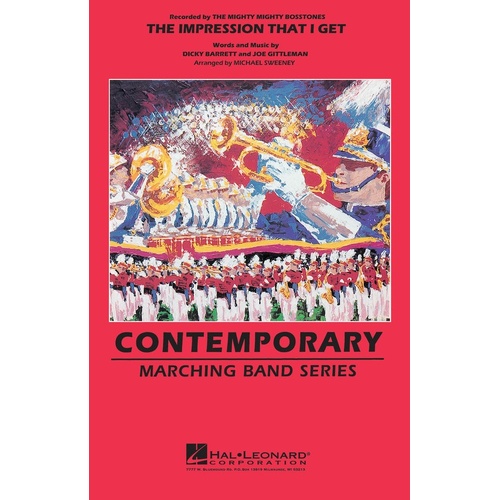 Impression That I Get March Band Marching Band 3 Score/Parts (Pod) (Music Score/Parts)
