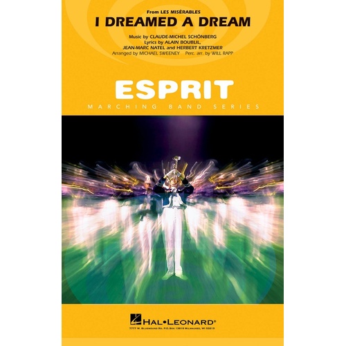 I Dreamed A Dream Marching Band 2 Score/Parts (Pod) (Music Score/Parts)